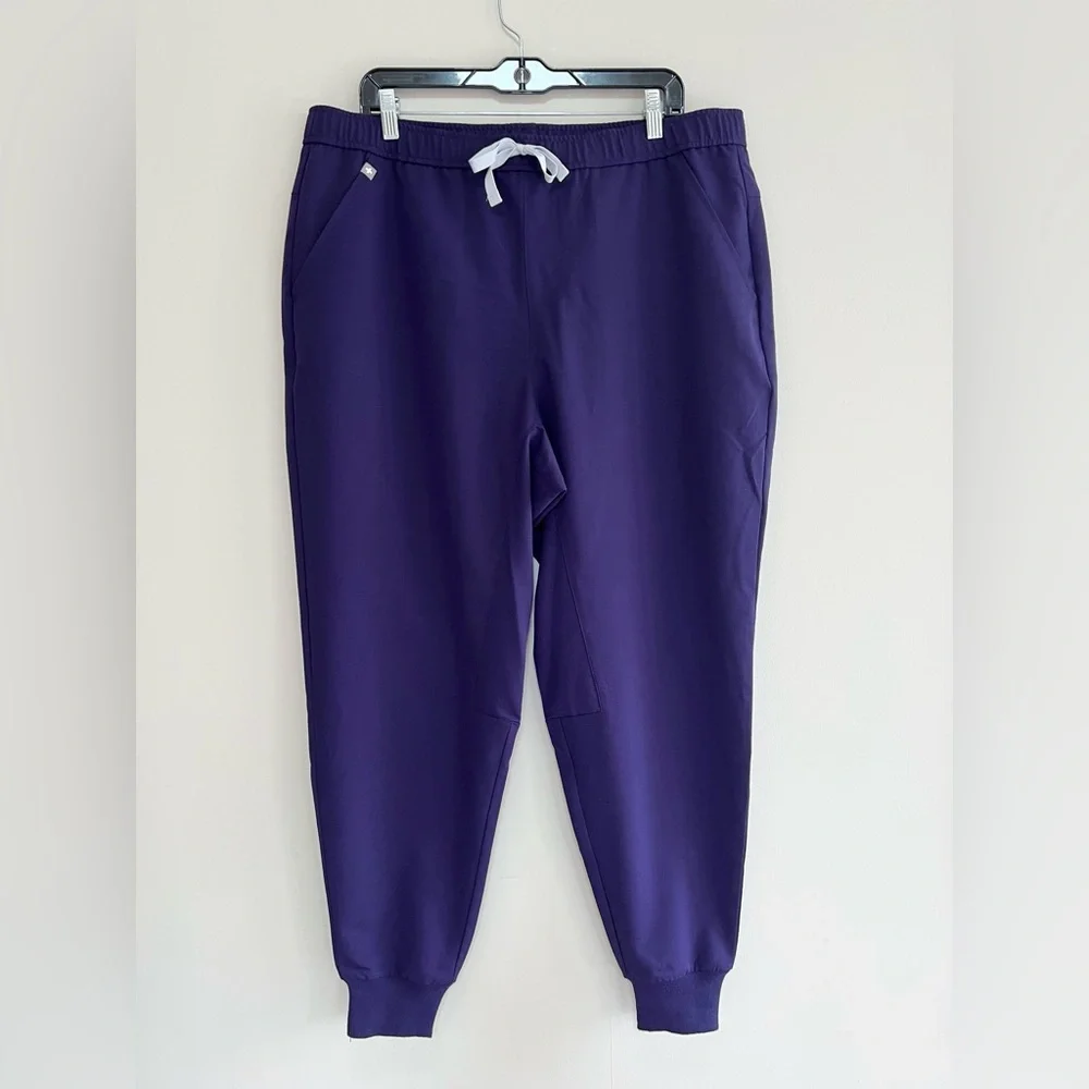 FIGS NWT Men’s Tansen Jogger Scrub Pants in RARE Dark Purple (PO #4994), XXL